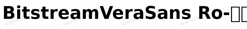 BitstreamVeraSans Ro字体转换